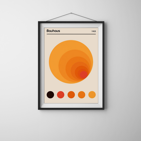 Modern Bauhaus Wall Art Print 