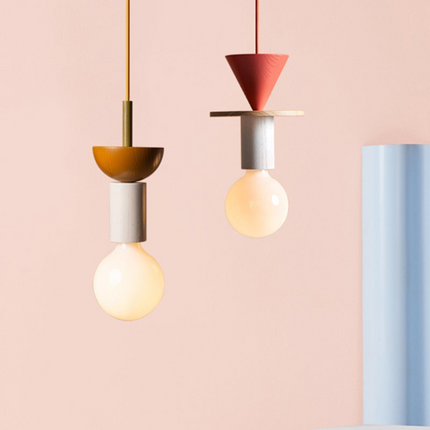 Epitome Wood Blocks Pendant Light