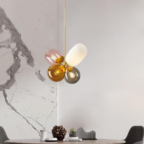 Opulenza Colorful Candy Glass Chandelier