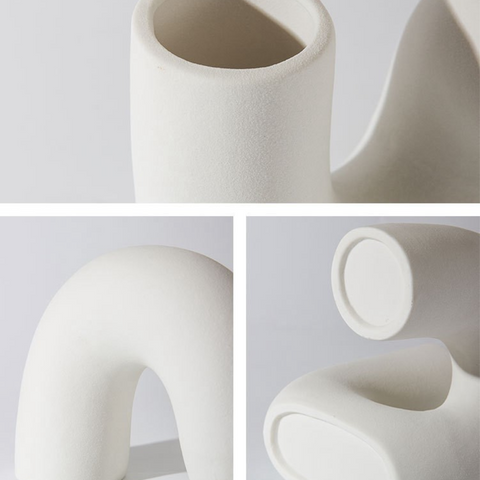 Regalia Ceramic Spiral Vase