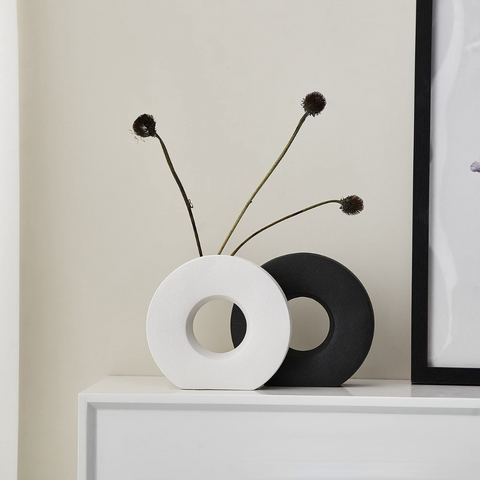 Black and white home accessory