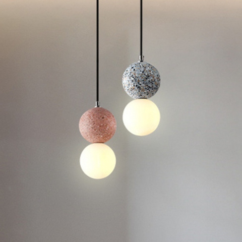 Magnifica Modern Glass Stone Pendant Light