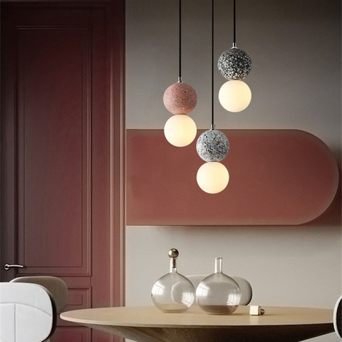 Magnifica Modern Glass Stone Pendant Light