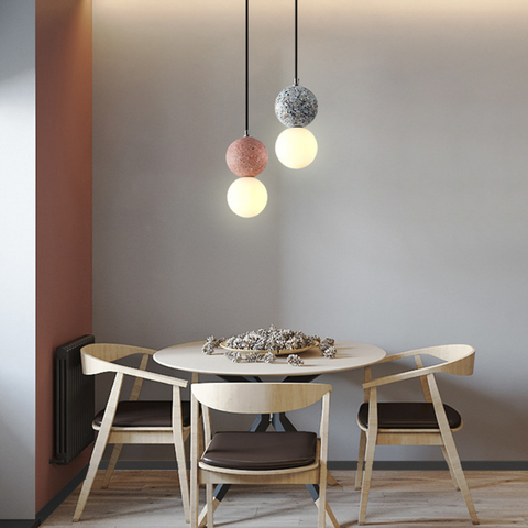 Magnifica Modern Glass Stone Pendant Light