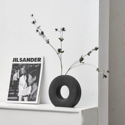 Majestica Minimalist Donut Vase