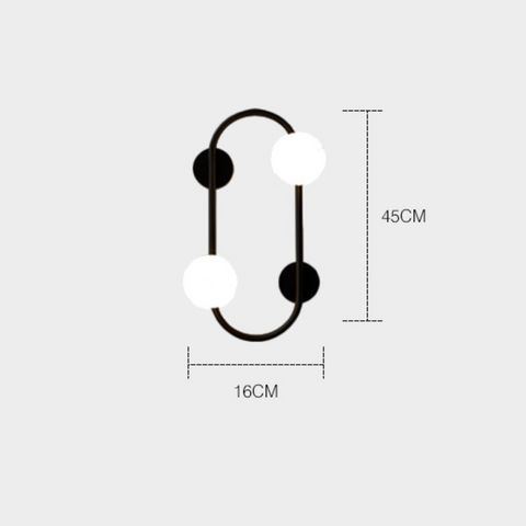 Venetia Modern Stairs Wall Light