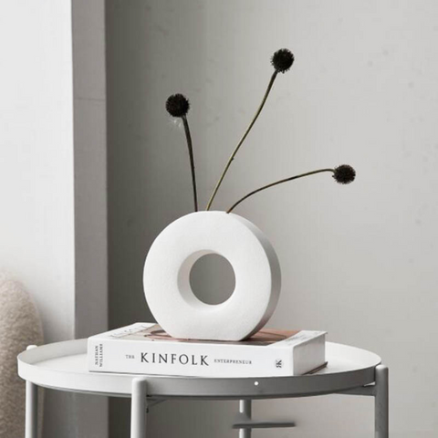 Majestica Minimalist Donut Vase