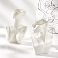 Women's Face Ceramic Vase
