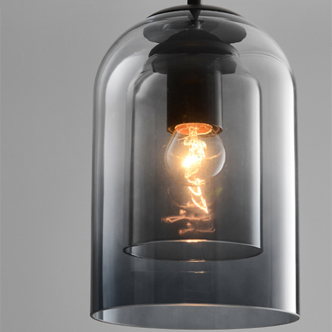 Double Glass Pendant Light 