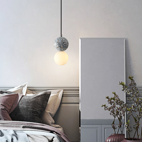 Magnifica Modern Glass Stone Pendant Light