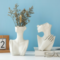 Women's Face Ceramic Vase