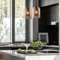 Double Glass Pendant Light 