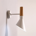 white bedroom wall light